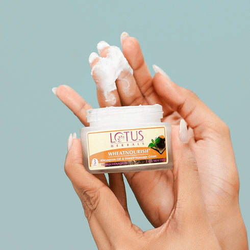 Lotus Herbals Wheatnourish Wheatgerm Oil and Honey Nourishment Massage Cream